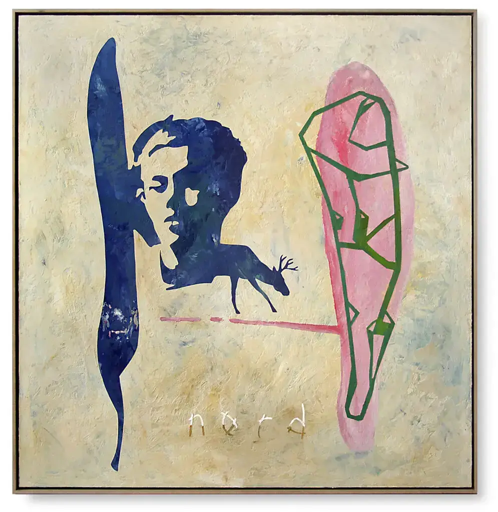 Nord 2012 Enkaustik auf Holz 140 x 135 cm