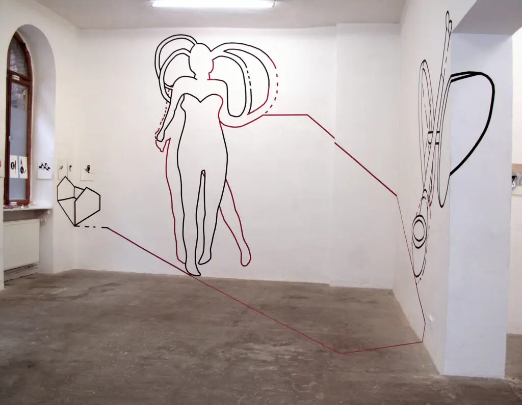 Private Reservate Klebebänder Galerie Jarmuschek und Partner Berlin 2003 1